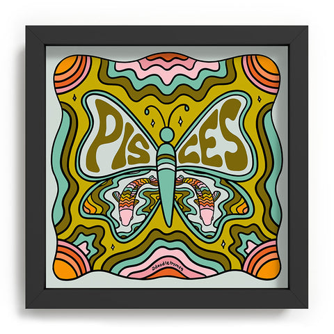Doodle By Meg Pisces Butterfly Recessed Framing Square