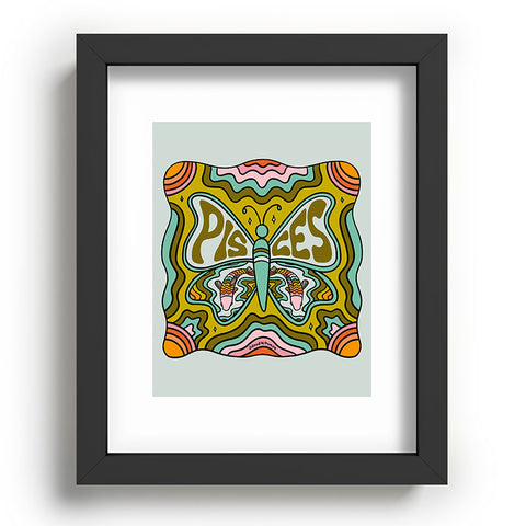 Doodle By Meg Pisces Butterfly Recessed Framing Rectangle