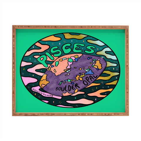 Doodle By Meg Pisces Crystal Rectangular Tray