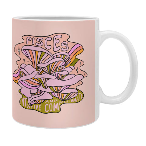 Doodle By Meg Pisces Mushroom Coffee Mug
