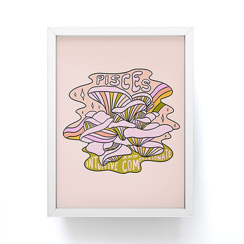 Doodle By Meg Pisces Mushroom Framed Mini Art Print