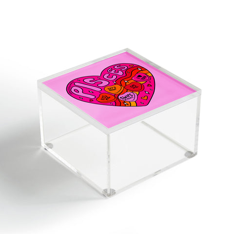 Doodle By Meg Pisces Valentine Acrylic Box