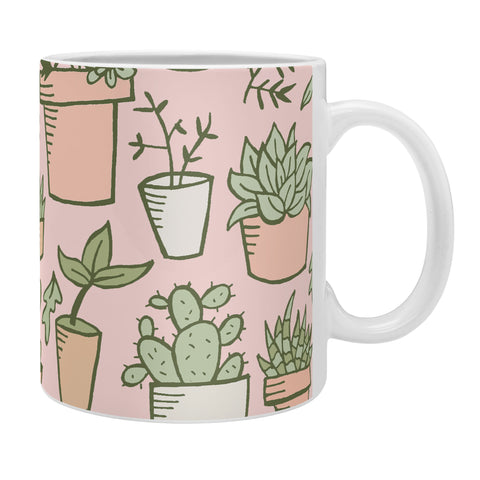 Doodle By Meg Potted Plants Print Coffee Mug