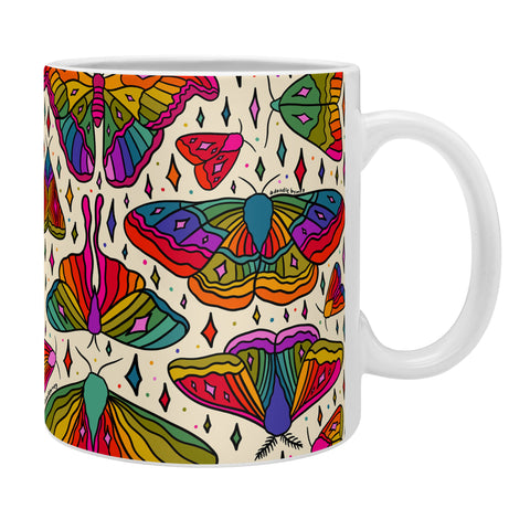 Doodle By Meg Rainbow Moth Print Coffee Mug