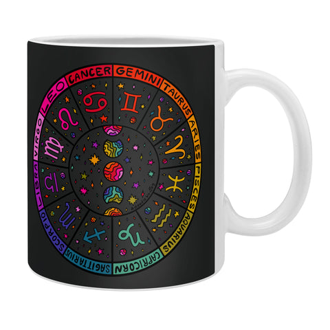Doodle By Meg Rainbow Zodiac Wheel Coffee Mug