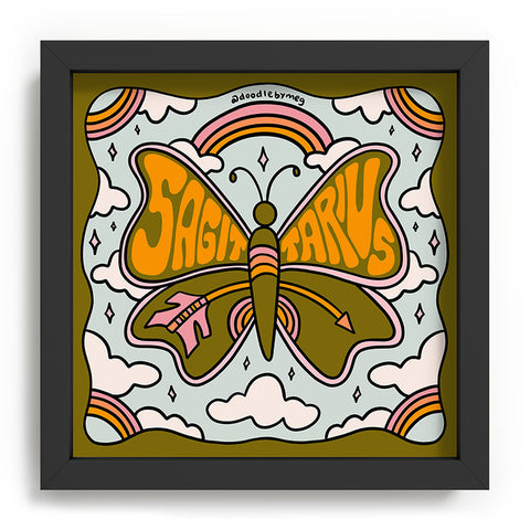 Doodle By Meg Sagittarius Butterfly Recessed Framing Square