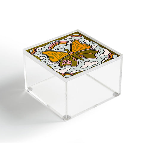 Doodle By Meg Sagittarius Butterfly Acrylic Box