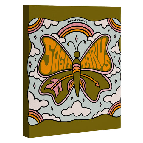 Doodle By Meg Sagittarius Butterfly Art Canvas