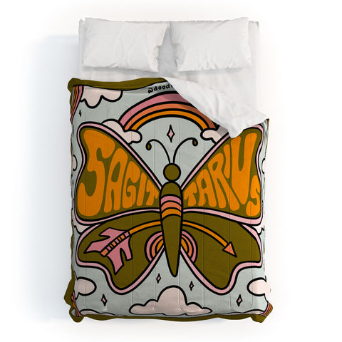 Doodle By Meg Sagittarius Butterfly Comforter