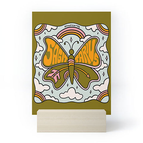 Doodle By Meg Sagittarius Butterfly Mini Art Print