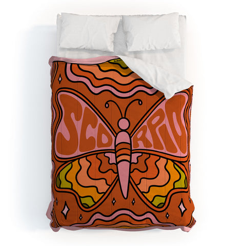 Doodle By Meg Scorpio Butterfly Comforter