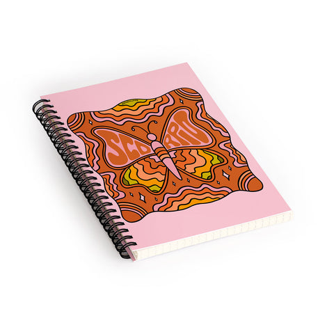 Doodle By Meg Scorpio Butterfly Spiral Notebook