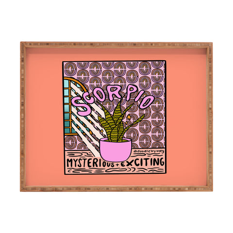 Doodle By Meg Scorpio Plant Rectangular Tray