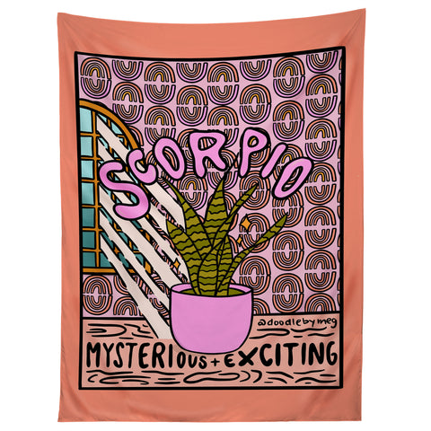 Doodle By Meg Scorpio Plant Tapestry