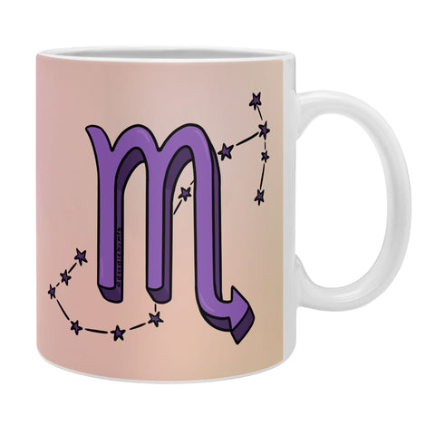 Doodle By Meg Scorpio Symbol Coffee Mug