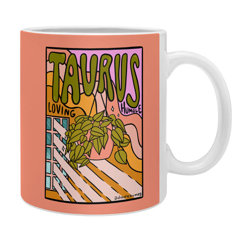 Doodle By Meg Taurus Plant Coffee Mug