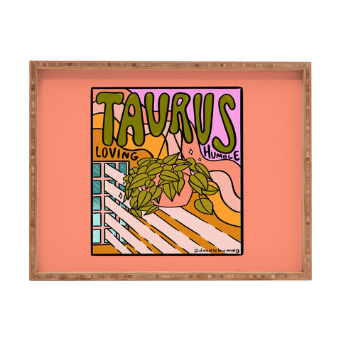 Doodle By Meg Taurus Plant Rectangular Tray