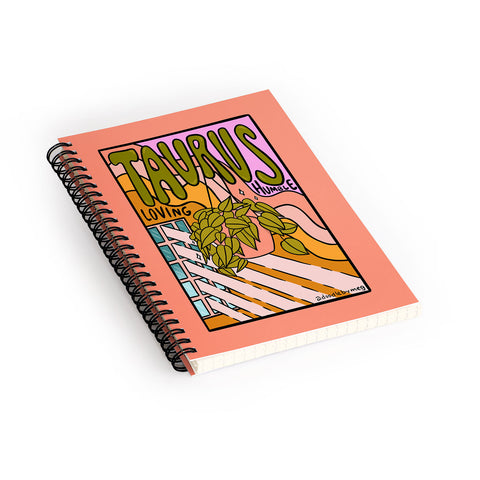 Doodle By Meg Taurus Plant Spiral Notebook