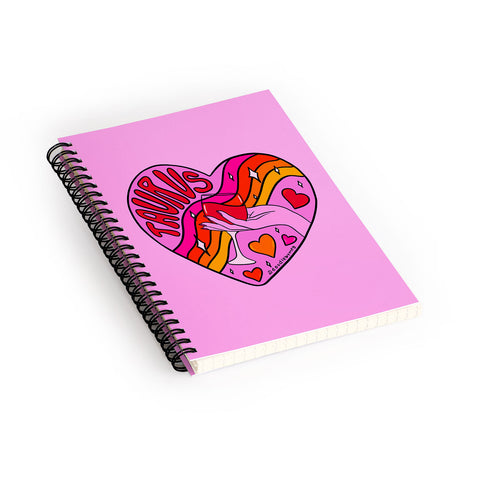 Doodle By Meg Taurus Valentine Spiral Notebook