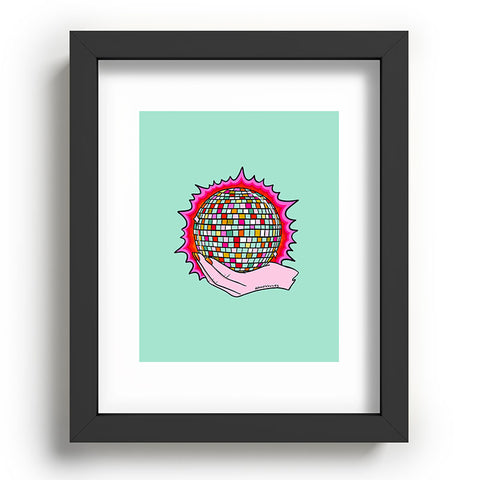 Doodle By Meg The Holy Disco Ball Recessed Framing Rectangle