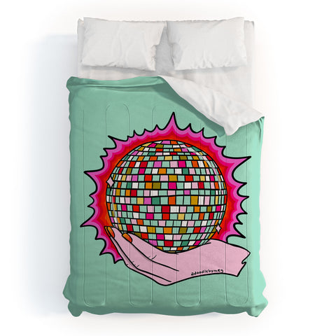 Doodle By Meg The Holy Disco Ball Comforter
