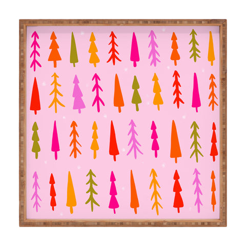 Doodle By Meg Tree Print Square Tray