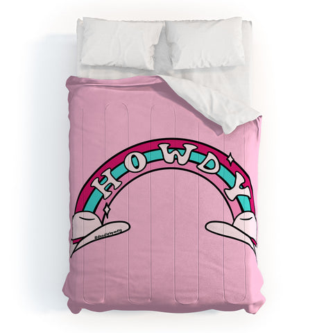 Doodle By Meg Turquoise Howdy Rainbow Comforter