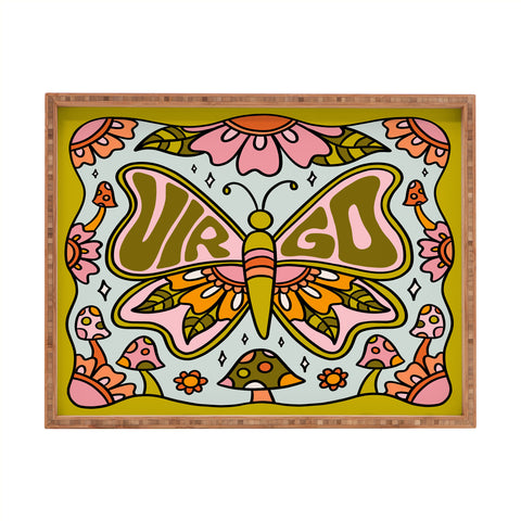 Doodle By Meg Virgo Butterfly Rectangular Tray