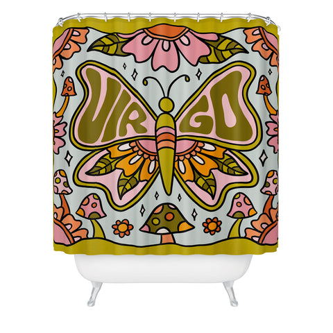 Doodle By Meg Virgo Butterfly Shower Curtain
