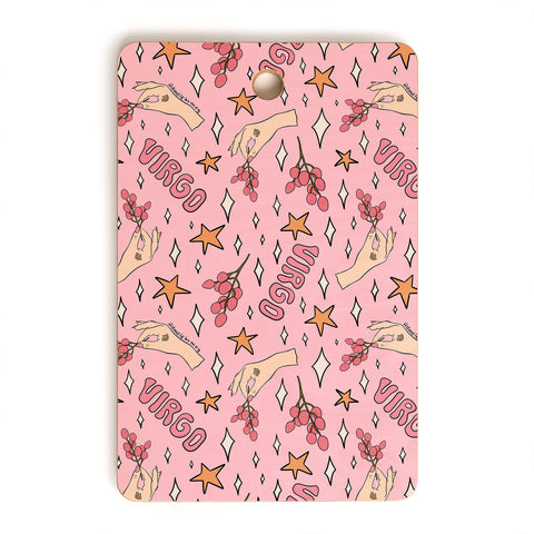 Doodle By Meg Virgo Lychee Print Cutting Board Rectangle