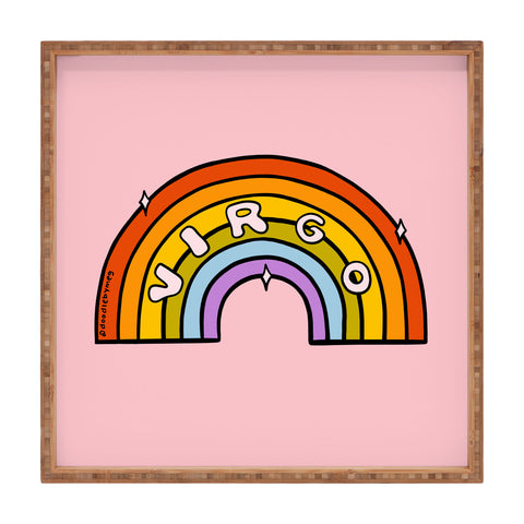Doodle By Meg Virgo Rainbow Square Tray