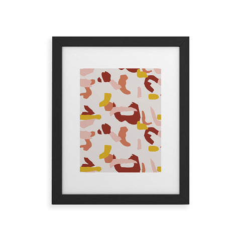 DorisciciArt Abstract shapes I Framed Art Print