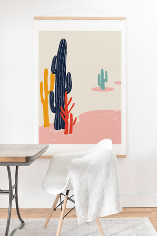 DorisciciArt desert plant Art Print And Hanger