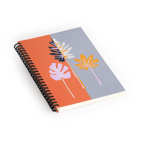 DorisciciArt Doublesided leaves Spiral Notebook