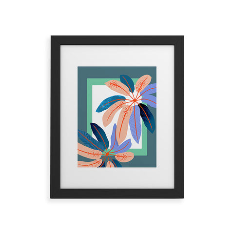 DorisciciArt tropical plants Framed Art Print