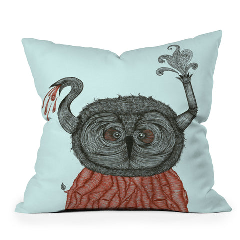 Duane Hosein The Incredibly Wise And Wired Colonel T Throw Pillow
