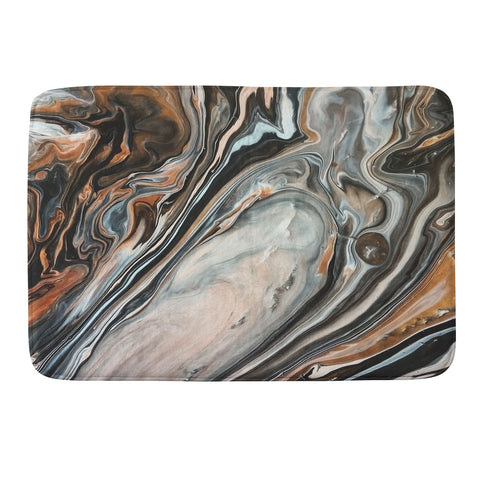 DuckyB Copper and Stone Memory Foam Bath Mat