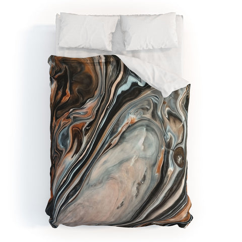 DuckyB Copper and Stone Duvet Cover
