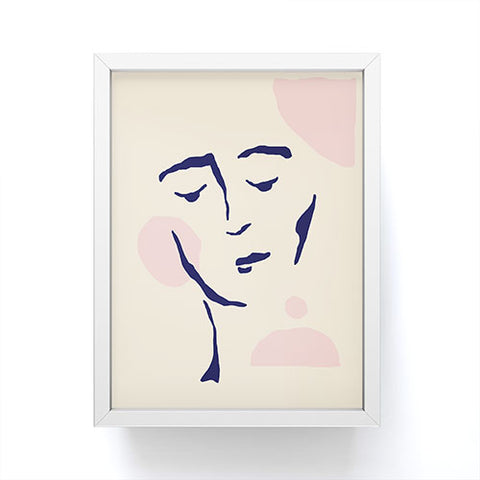 Elisa Gabi Peaceful Girl Framed Mini Art Print