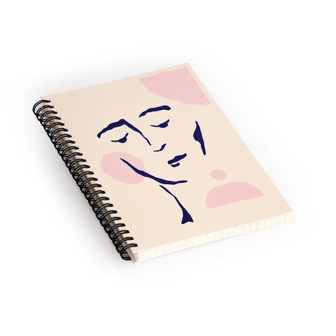 Elisa Gabi Peaceful Girl Spiral Notebook