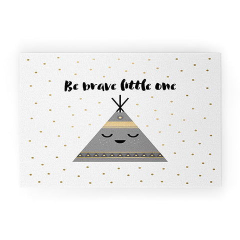 Elisabeth Fredriksson Be Brave Little One Welcome Mat