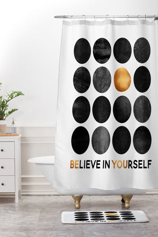 Elisabeth Fredriksson Be You 2 Shower Curtain And Mat