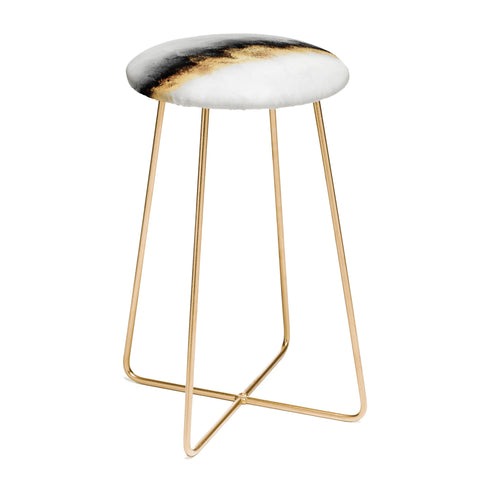 Elisabeth Fredriksson Black And Gold Sky Counter Stool