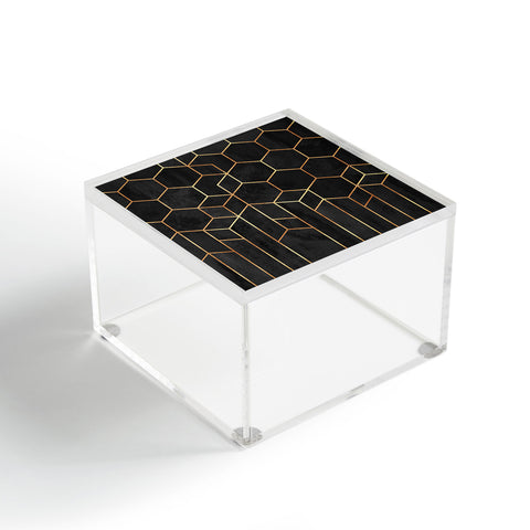 Elisabeth Fredriksson Black Hexagons Acrylic Box