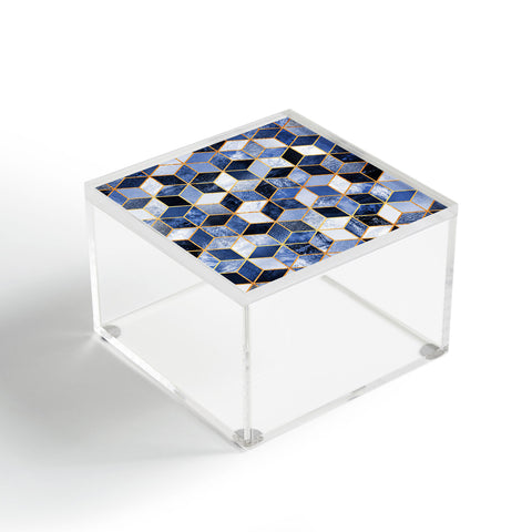 Elisabeth Fredriksson Blue Cubes Acrylic Box