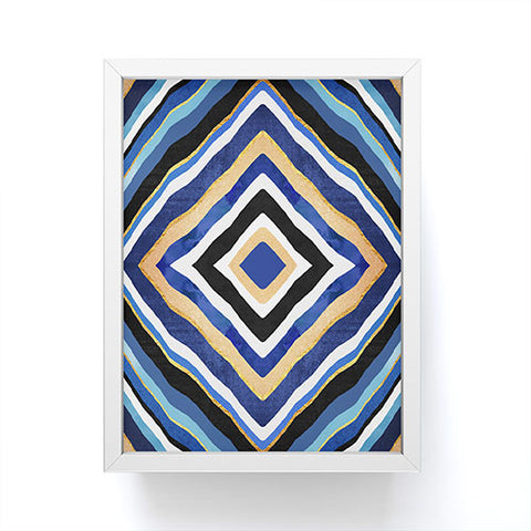 Elisabeth Fredriksson Blue Slice Framed Mini Art Print