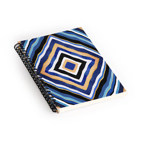 Elisabeth Fredriksson Blue Slice Spiral Notebook