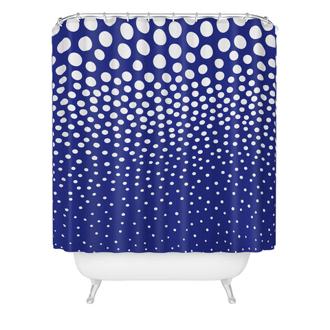Elisabeth Fredriksson Blueberry Twist Shower Curtain