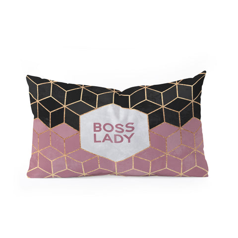 Elisabeth Fredriksson Boss Lady 1 Oblong Throw Pillow