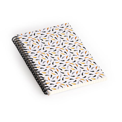 Elisabeth Fredriksson Chili Pattern Spiral Notebook